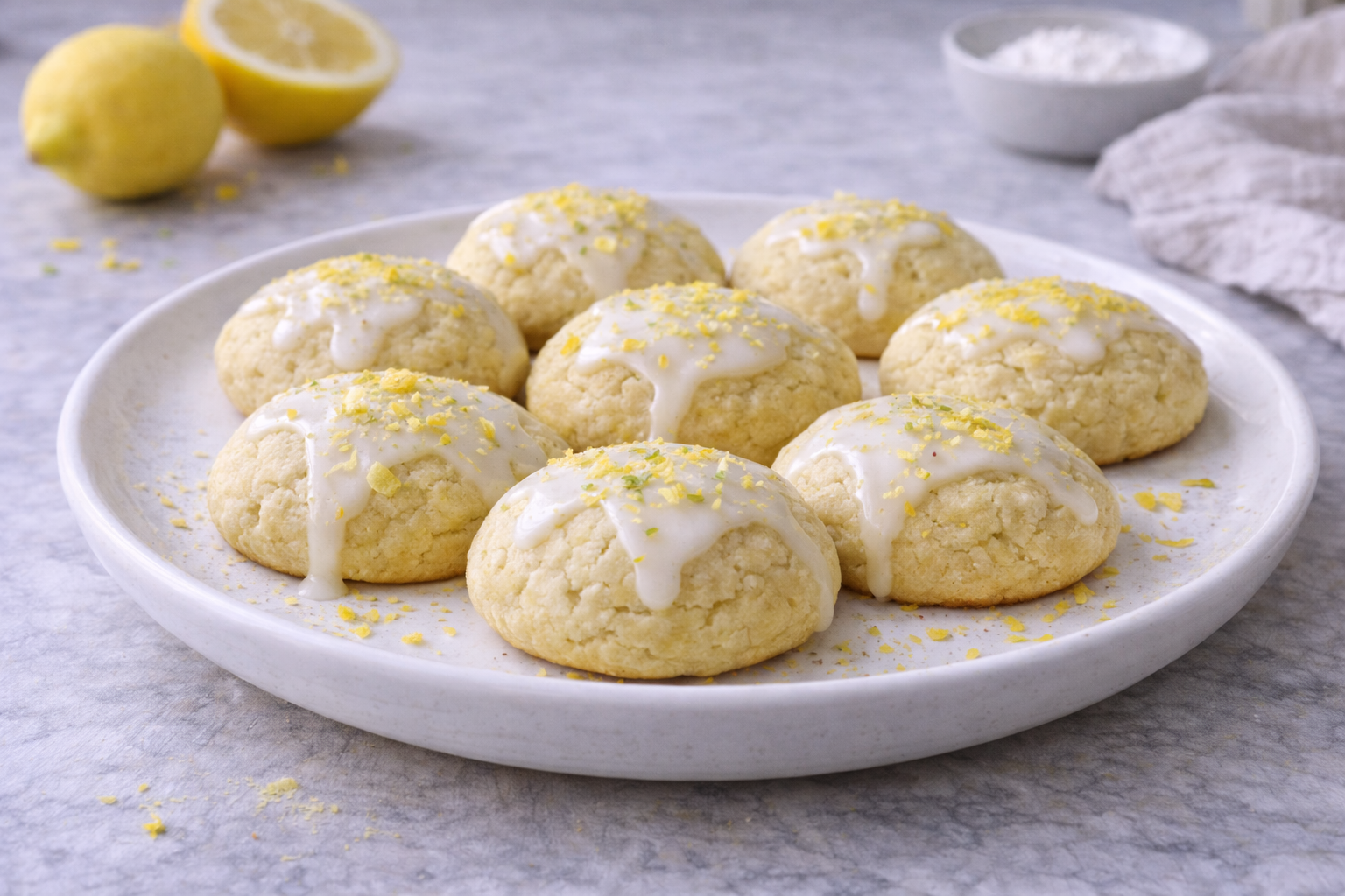 Biscotti morbidi al limone