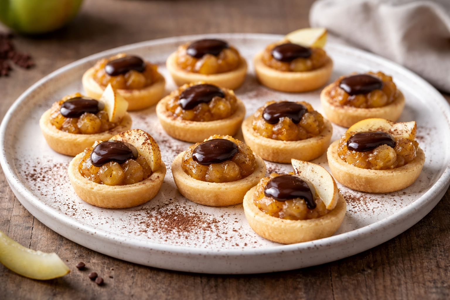 Bocconcini mignon di pera e cioccolato