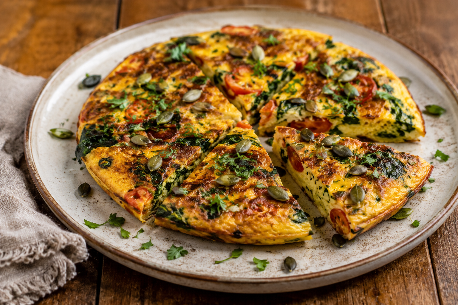 Frittata vegana