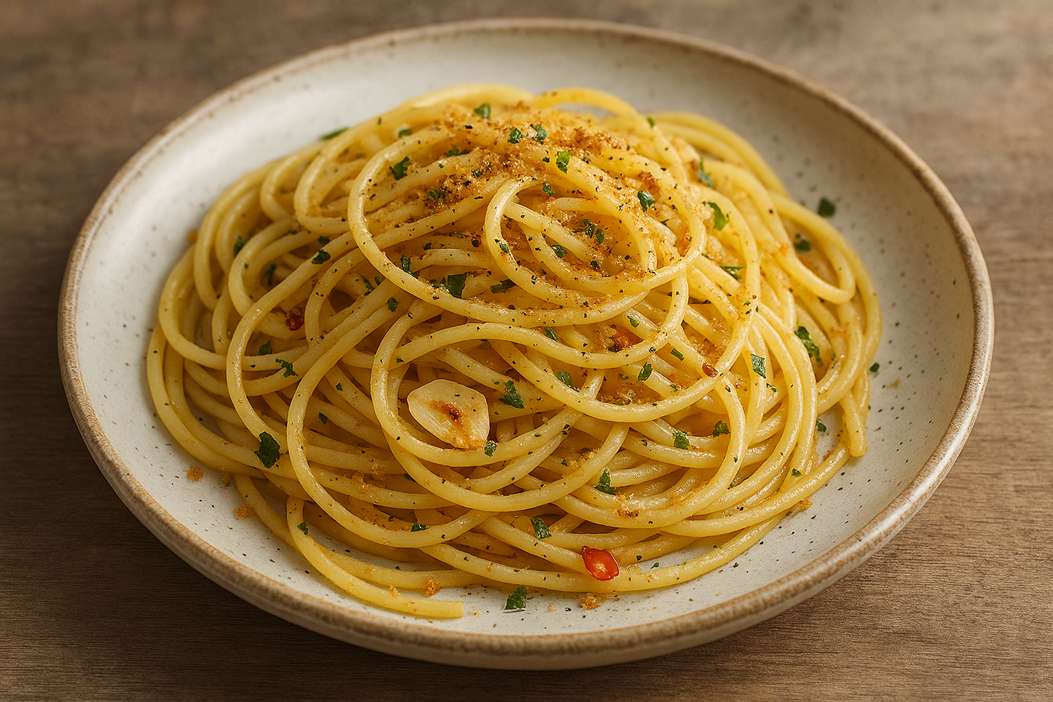 Spaghetti Aglio, Olio e Peperoncino